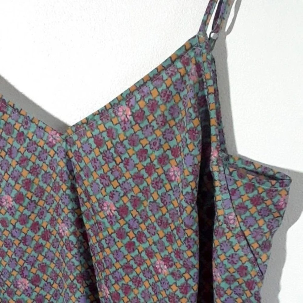 Floreat | Anthropologie Mosaic Tank Top - size large